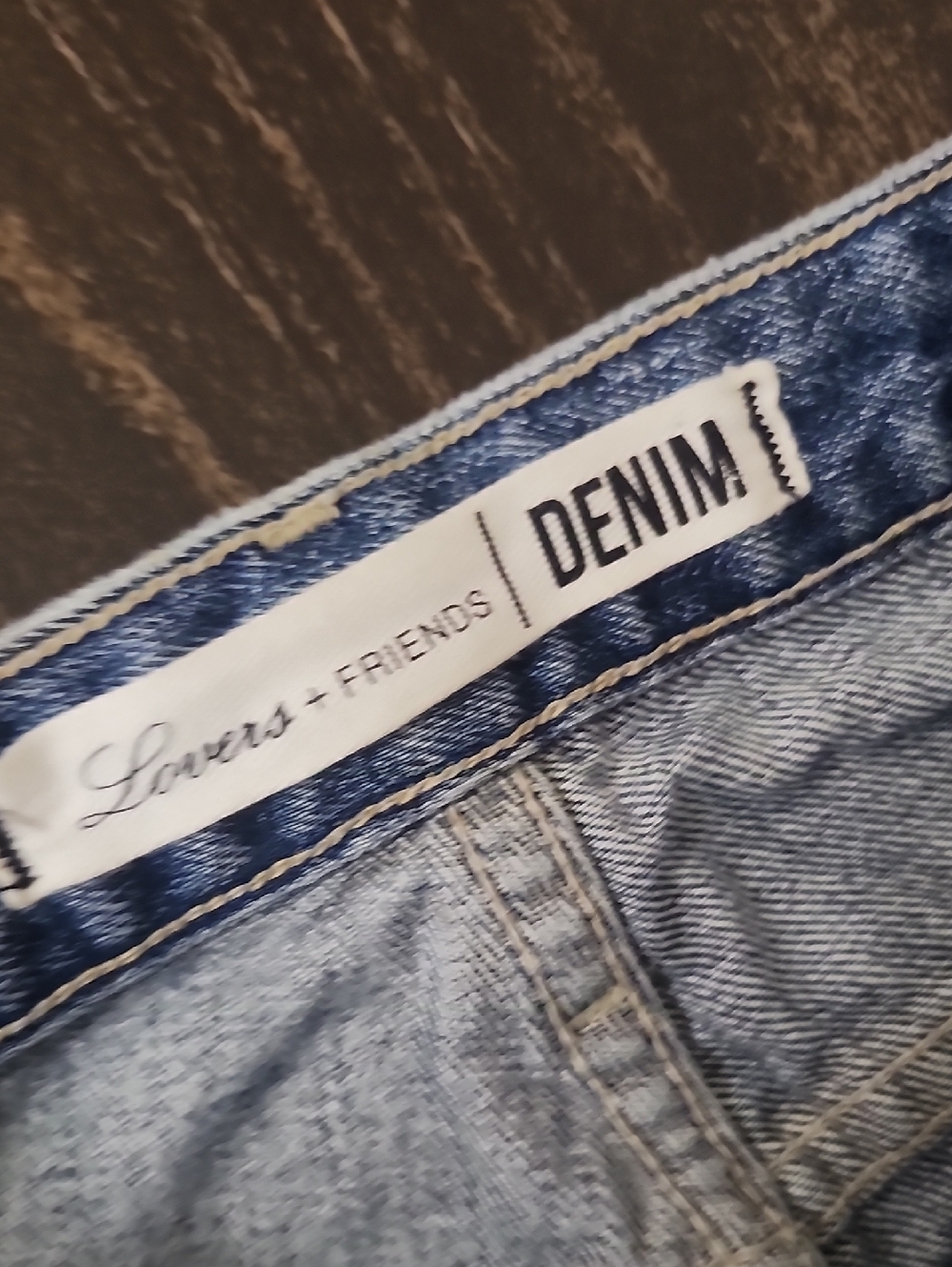 LOVERS + FRIENDS Harper Tapered  DISTRESSED JEANS 28 - Picture 7 of 9